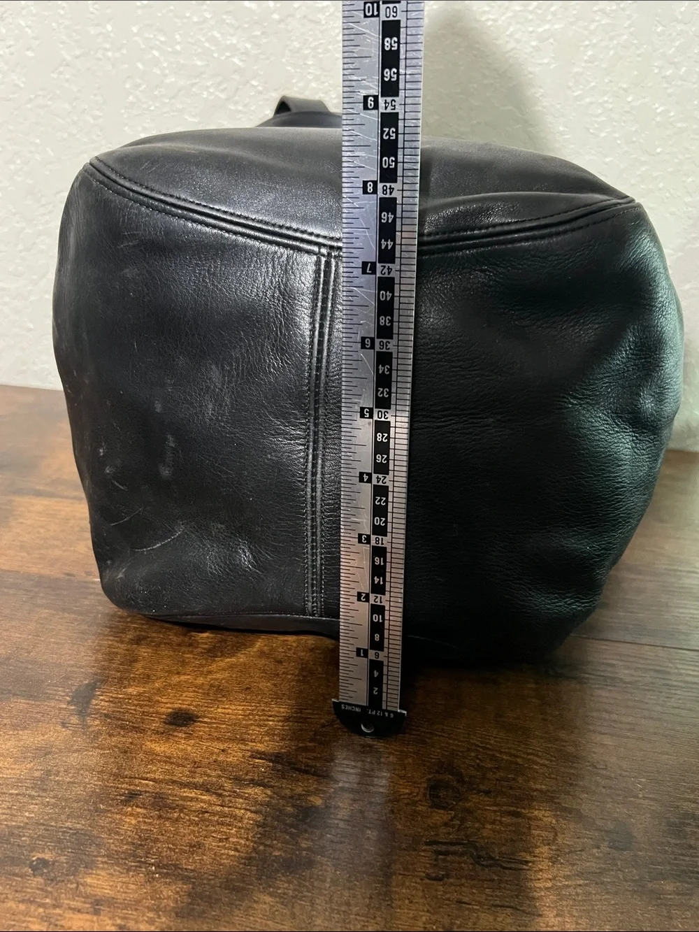 Rare Coach Black Leather Hobo Bag